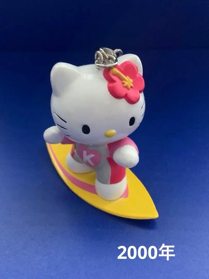 ハローキティ キティ レトロ キーホルダー サーフィン