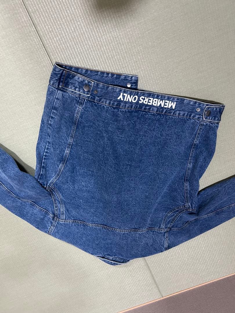 MEMBERS ONLY スポンジボブ　デニムジャケット L