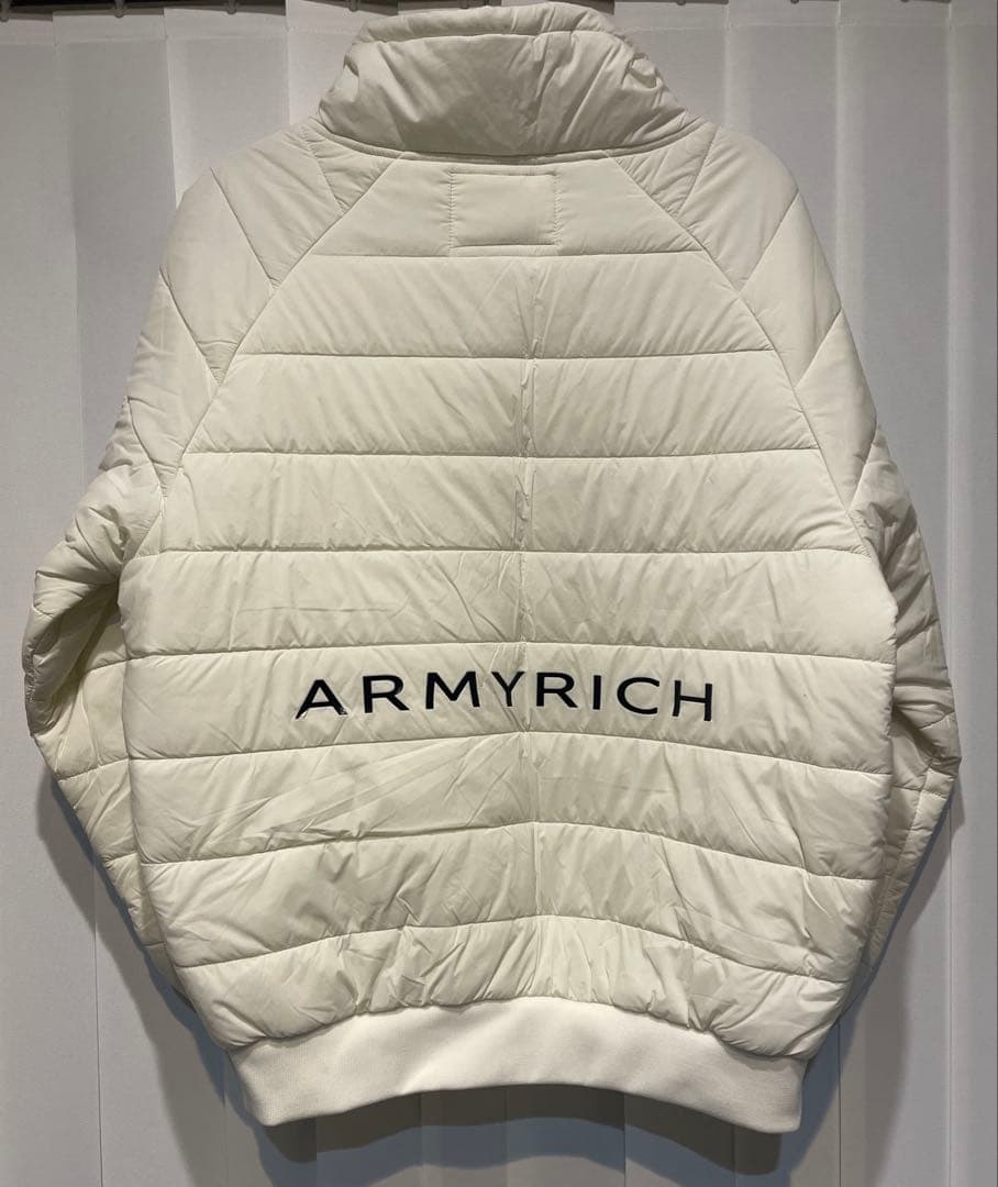 【完売品】アーミーリッチ 中綿スタンドプルオーバーセットアップ ARMYRICH