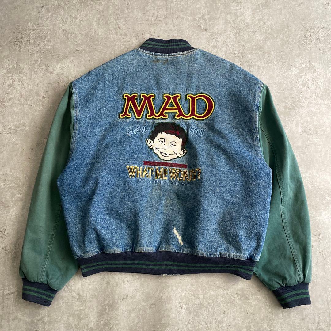 スペシャル 90s MAD MAGAZINE デニム スタジャン L - メルカリ