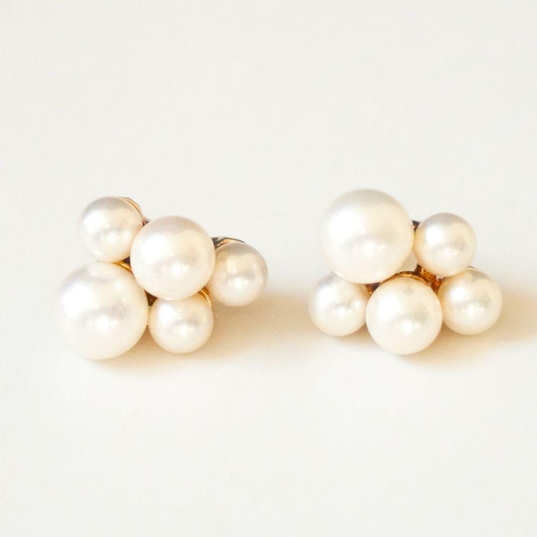 ete エテ パールピアス ポスト キャッチ K18