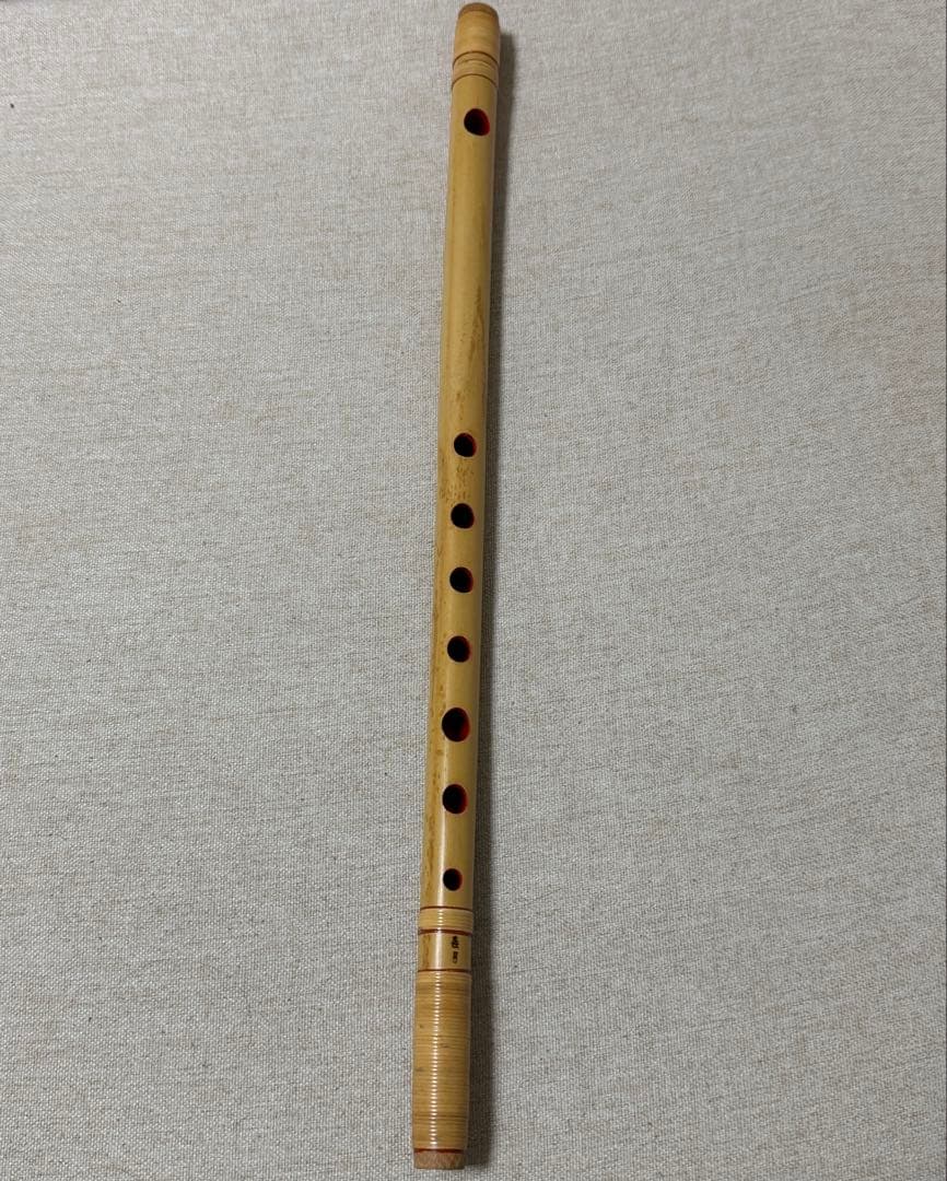 篠笛 喜(七が三つ)月 六本調子 唄用 篠笛 喜(七が