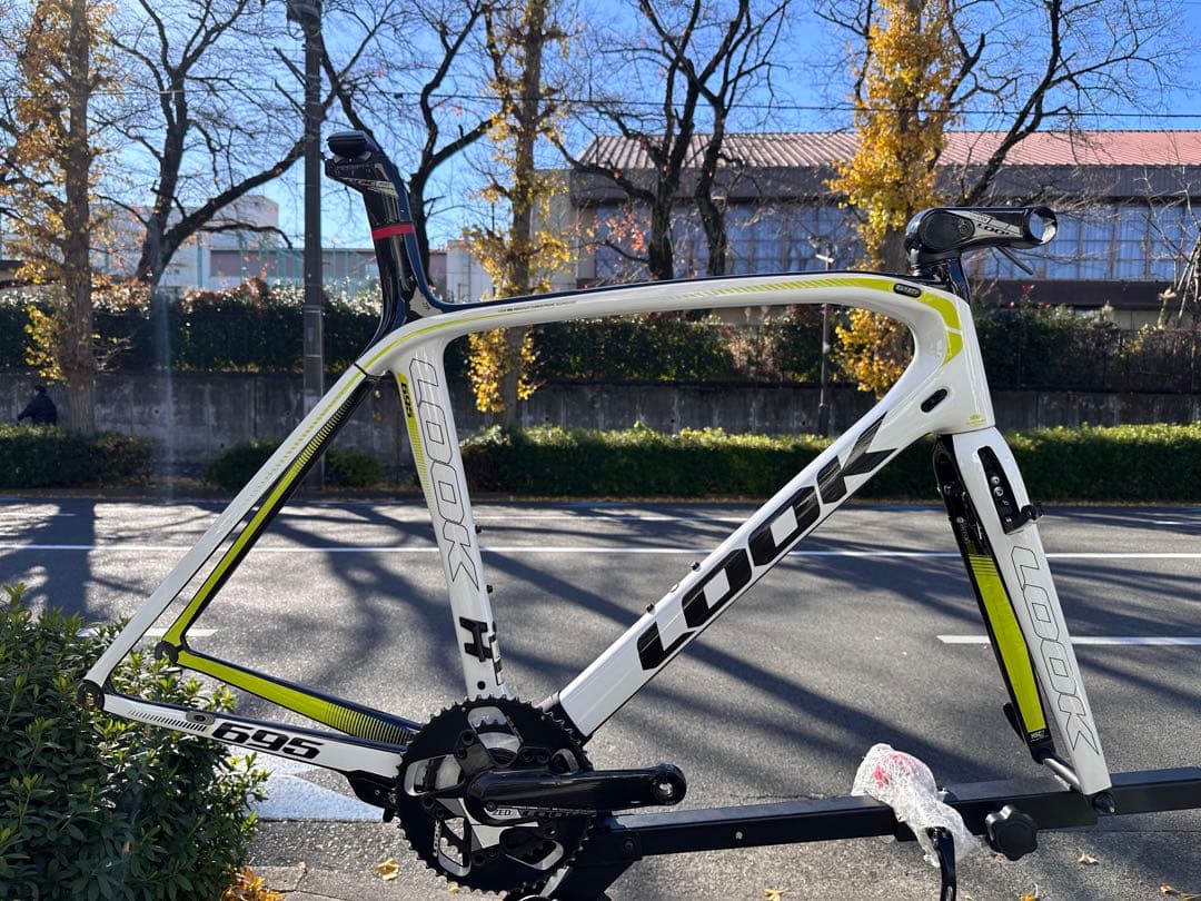 直取り18ok look695 Aerolight ルック フレームセット m - メルカリ