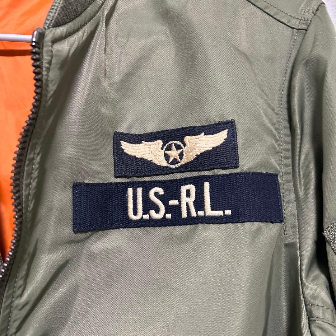 極美品 希少 Polo Ralph Lauren MA-1 フライトジャケット