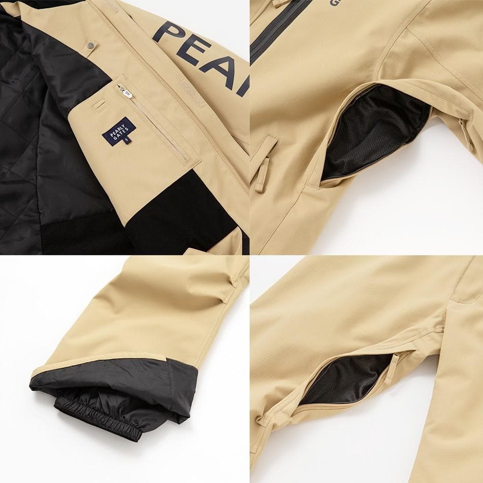 未使用 パーリーゲイツ 定価10万 防汚防水防風 ストレッチ スノーウェア L