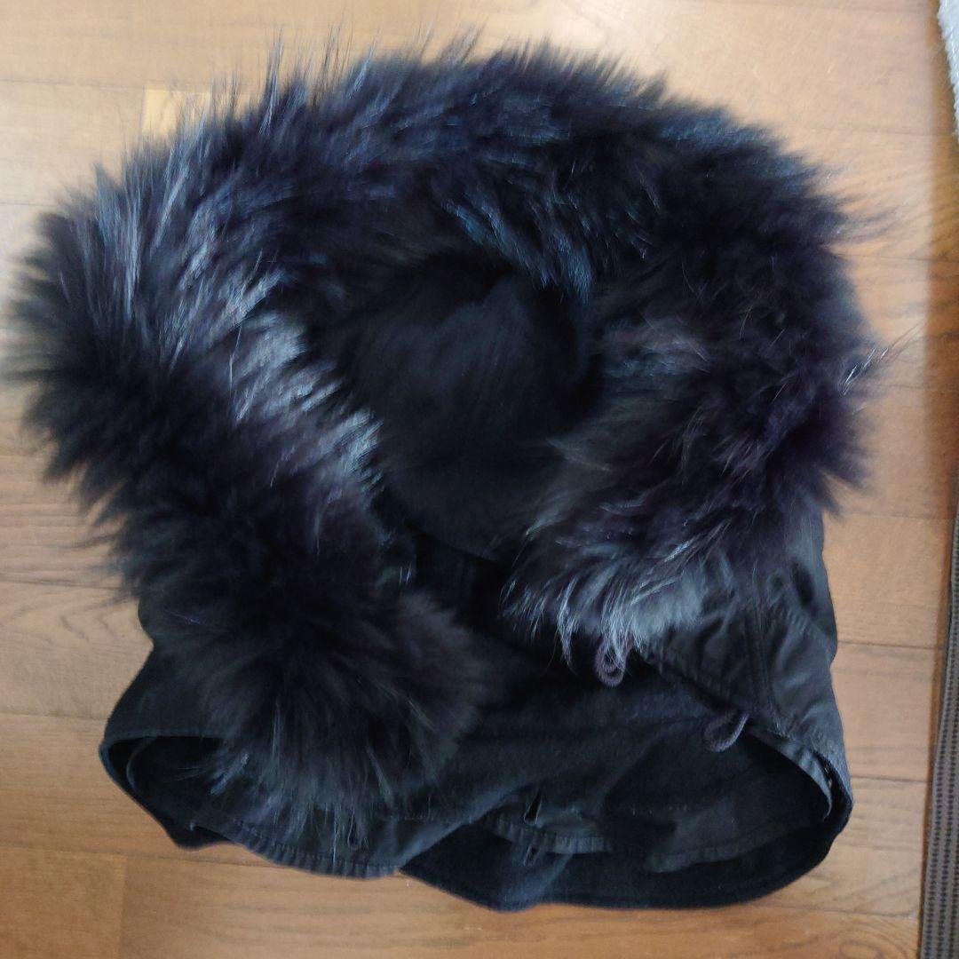 アタッチメント ライナー付きモッズコート黒