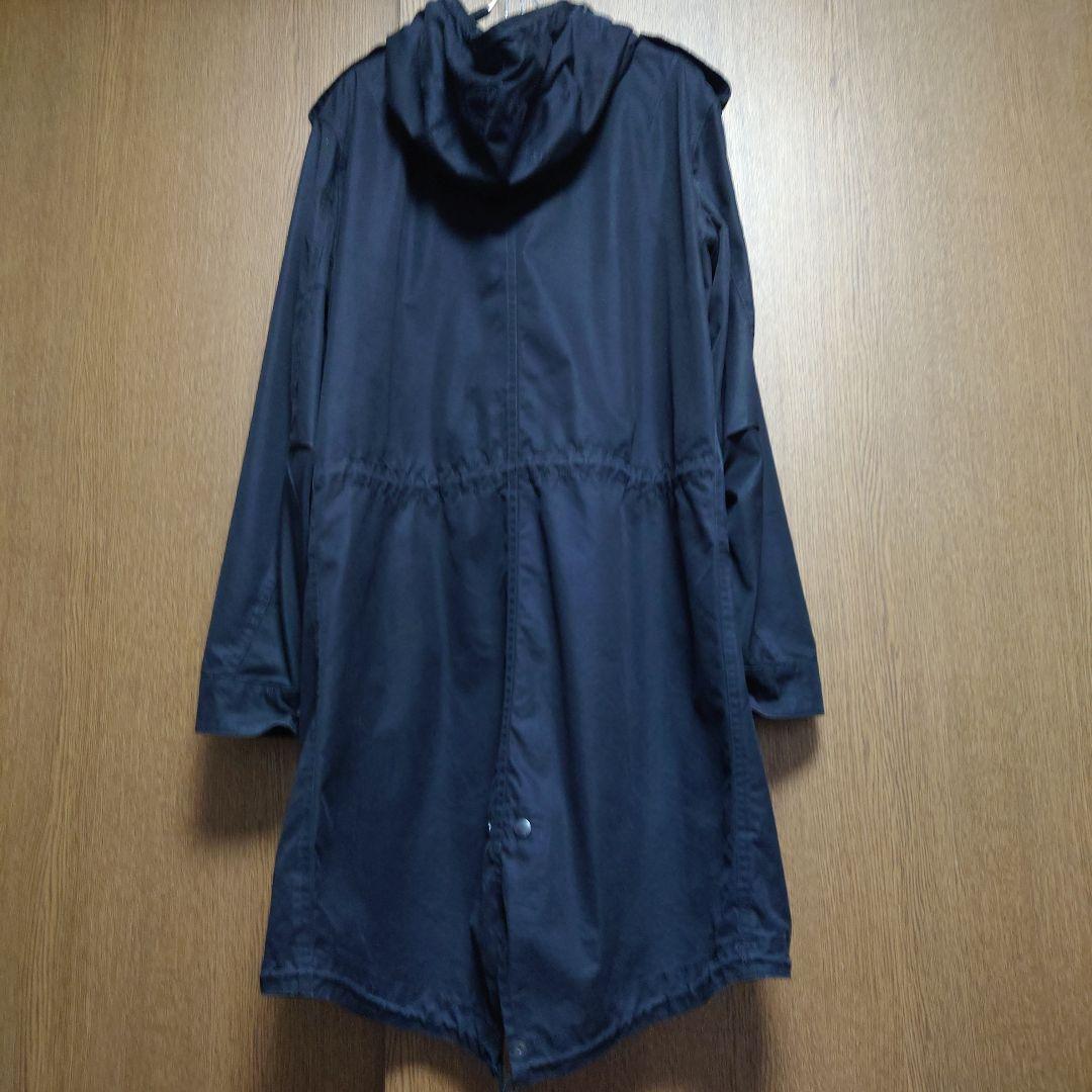 アタッチメント ライナー付きモッズコート黒