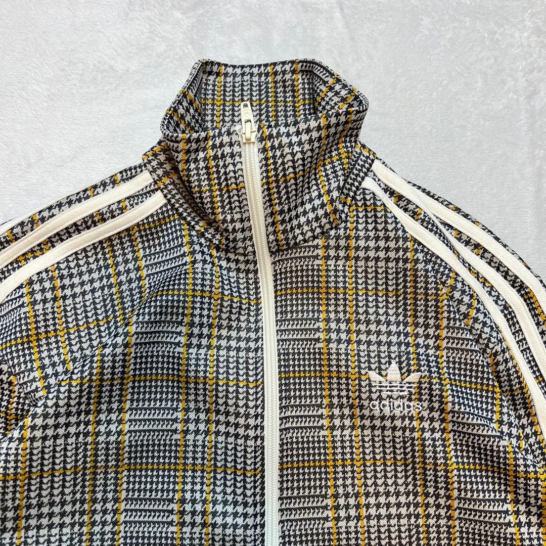 海外限定】adidas アディダス ジャージ上下 セットアップ 千鳥格子