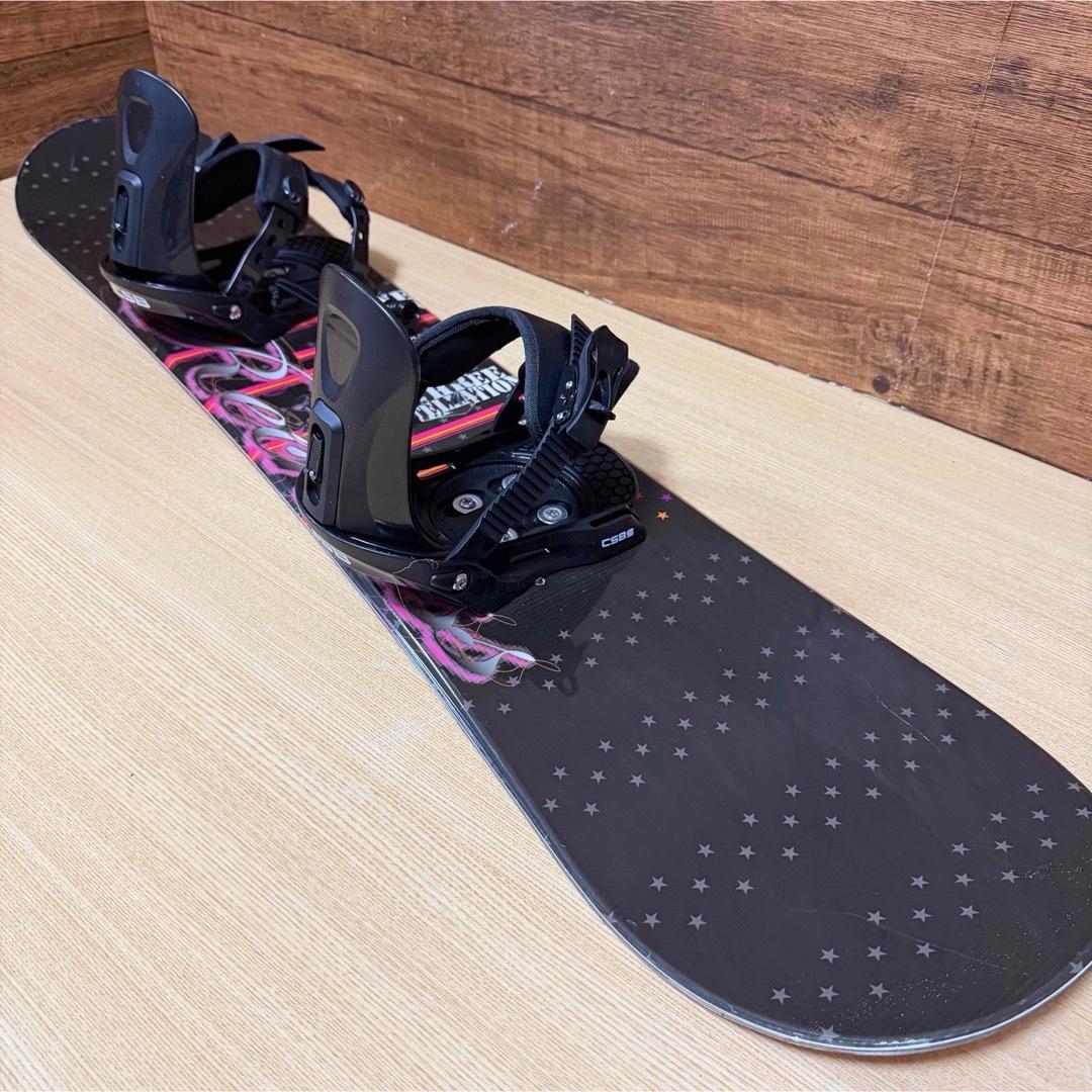 Reckless ガール レディース スノーボード 3点セット 118cm - メルカリ