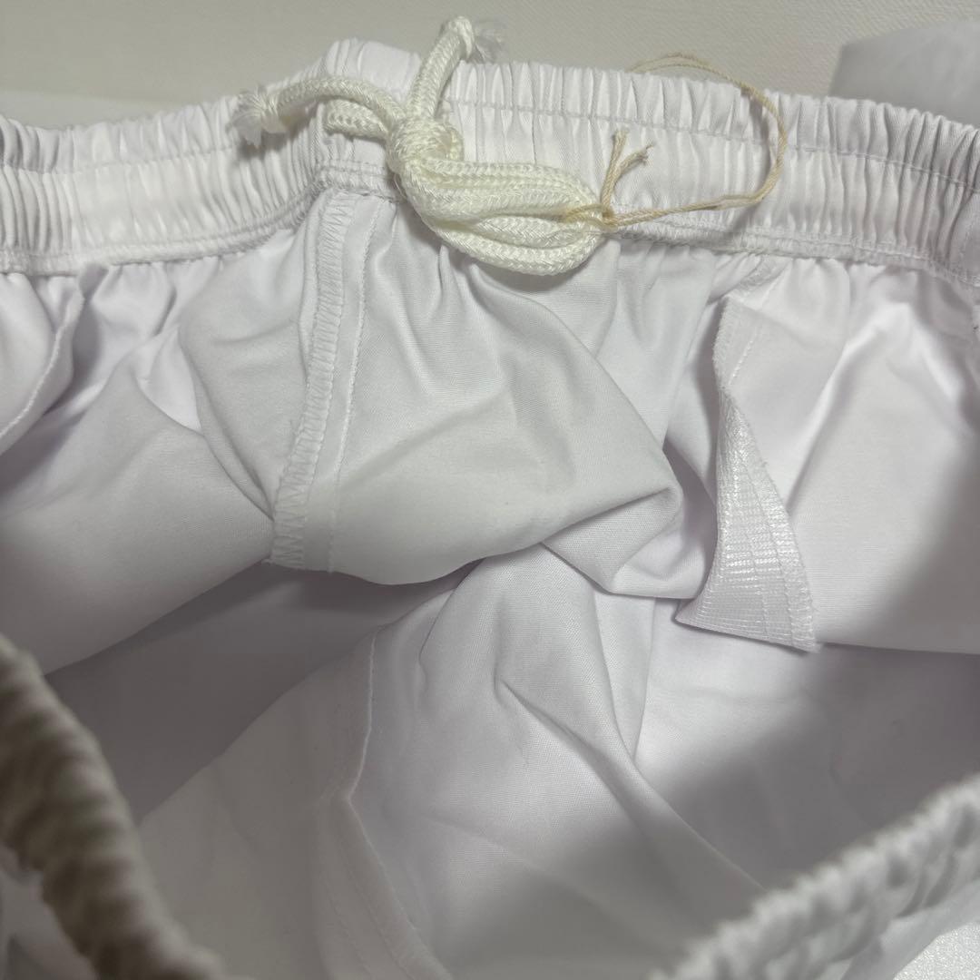 未使用 ヨネックス 旧ロゴ ウォームアップパンツ ホワイト 白 LL