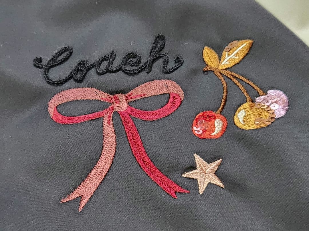 木製ハンガー付き・COACH・コーチ・リバーシブル・スタジアムジャンパー・新品