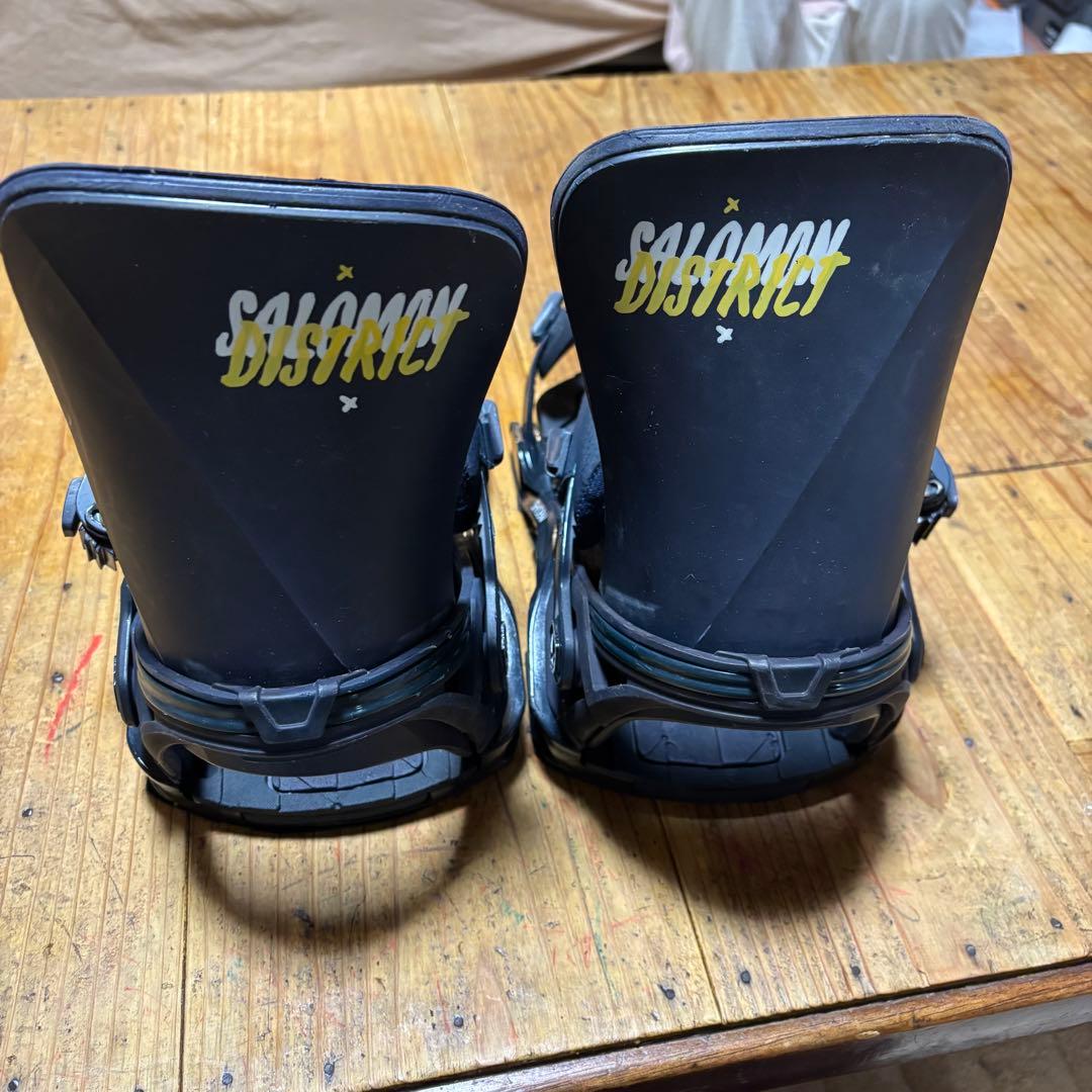 Salomon District ブラック ビンディング　shadowfit
