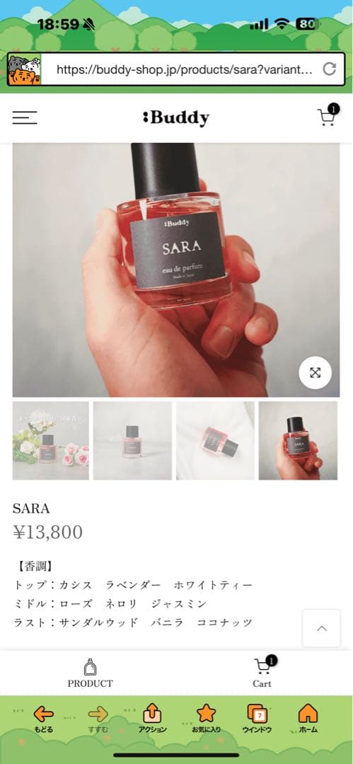 Buddy SARA 香水 eau de parfum