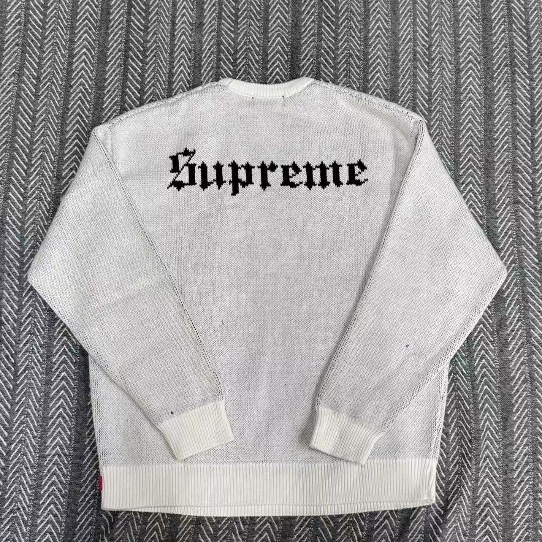 トップス Supreme  White Sweater \"White\" L