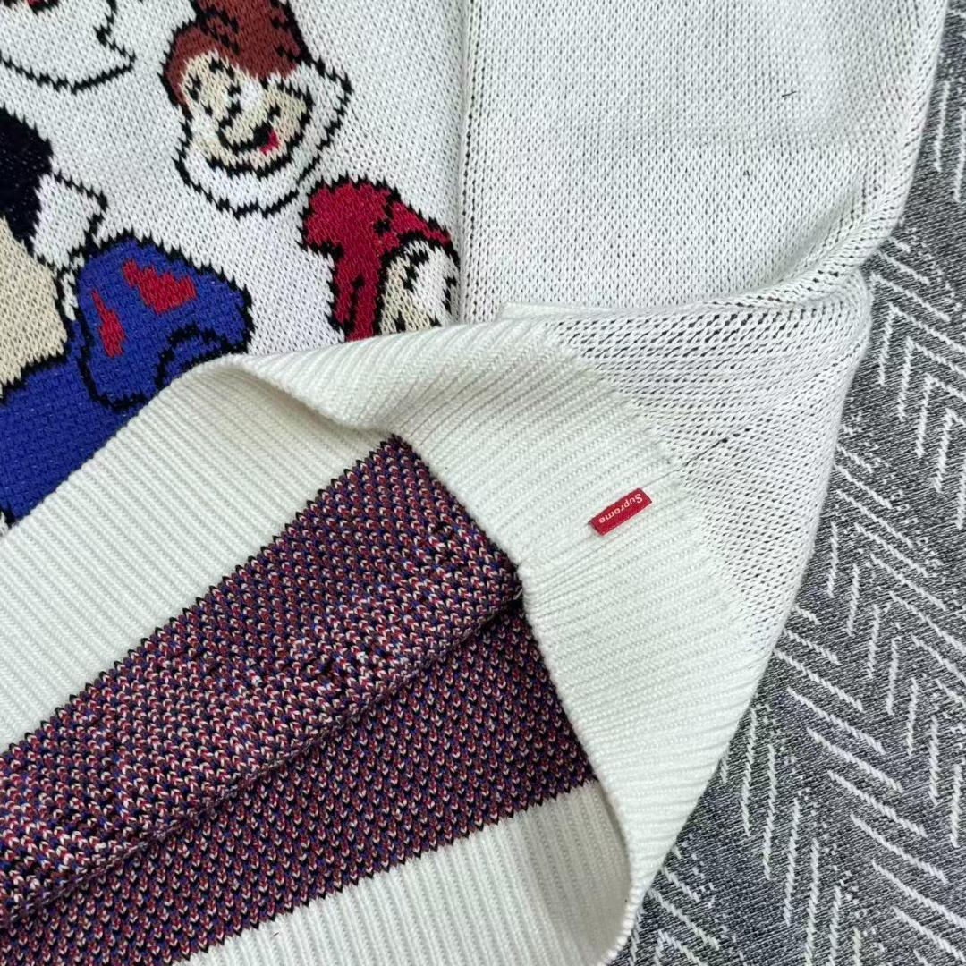 トップス Supreme  White Sweater \"White\" L