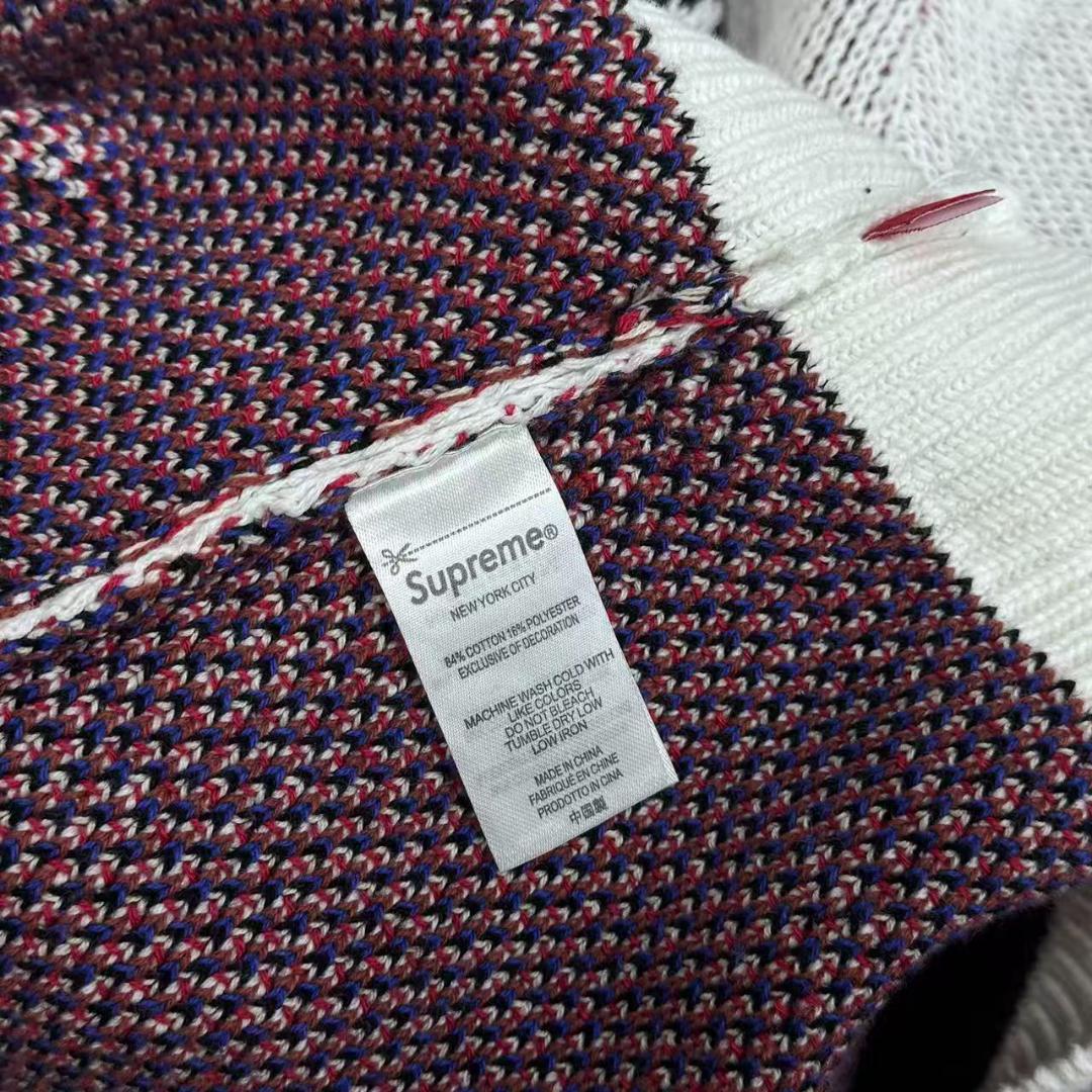 トップス Supreme  White Sweater \"White\" L