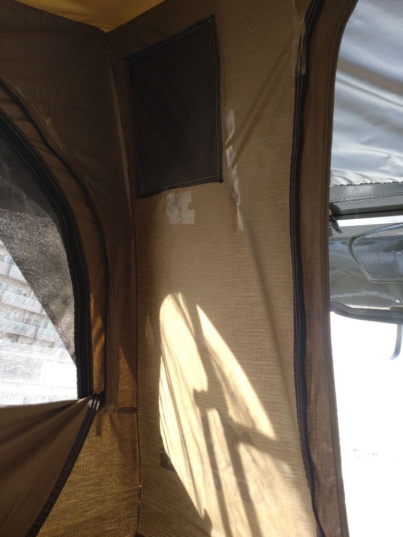 Easy Camper ルーフテント カーキ 大人2名用 はしご付 - メルカリ