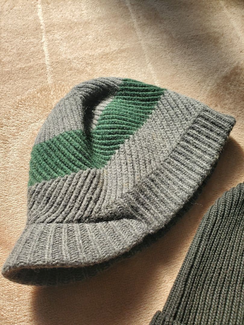 patagonia ラブルビーニー　つば付き ニット帽　ビーニー ２点セット