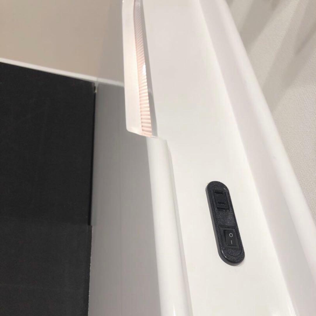 ホワイトベッド 引出5箇所LEDライト付き 店じまいセールで半額11で購入