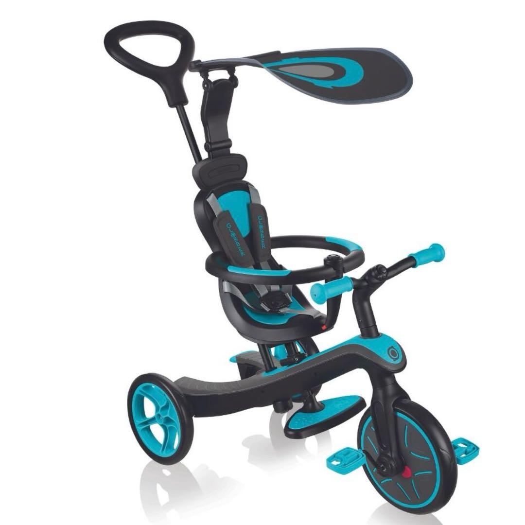 GLOBBER 三輪車 黒と青