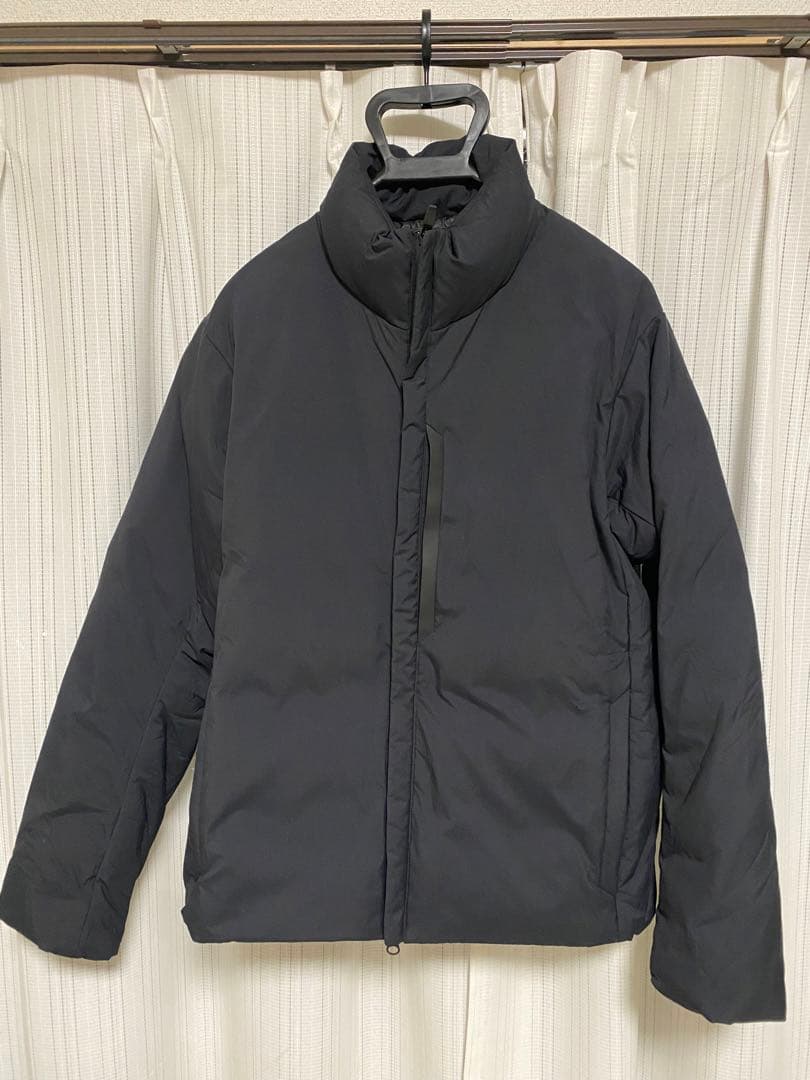 は*る様 小松マテーレ” ナイロン スタンド アライドダウンジャケット　ブラック