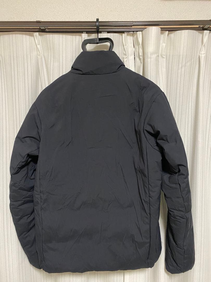 は*る様 小松マテーレ” ナイロン スタンド アライドダウンジャケット　ブラック