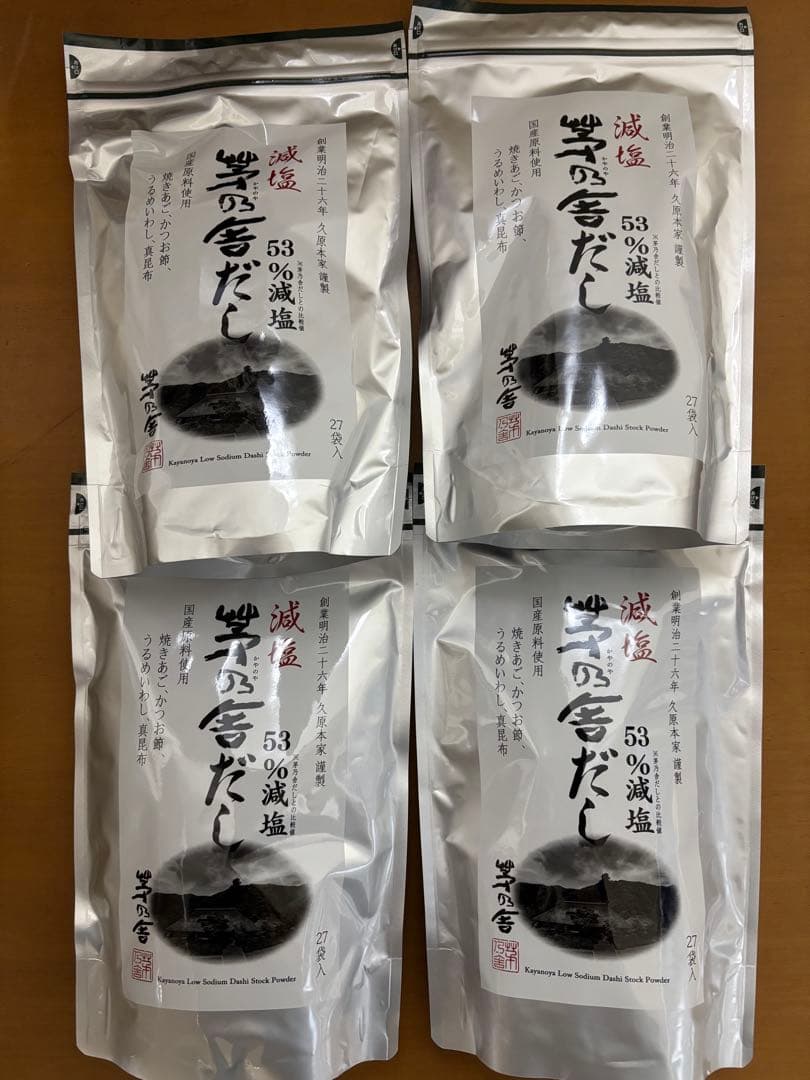 久原本家 減塩 茅乃舎だし 8g×27袋入 4個 - メルカリ