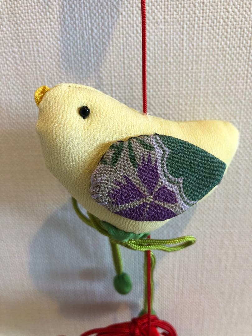 桃の節句の壁掛け①　吊るし飾り　吊るし雛