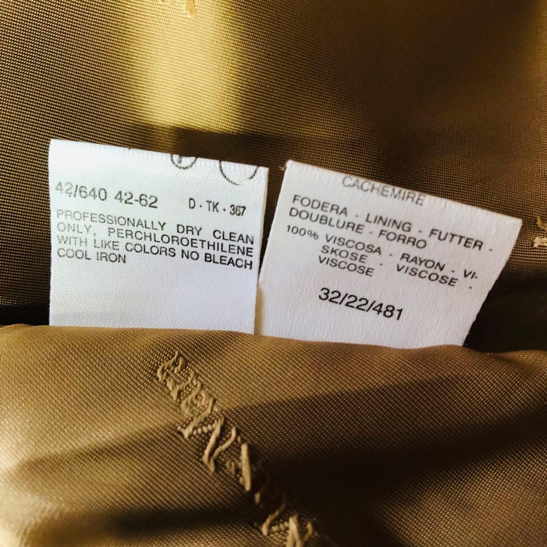 希少42サイズ✨美品 マックスマーラ アイコンコート カシミヤ キャメル 白タグ