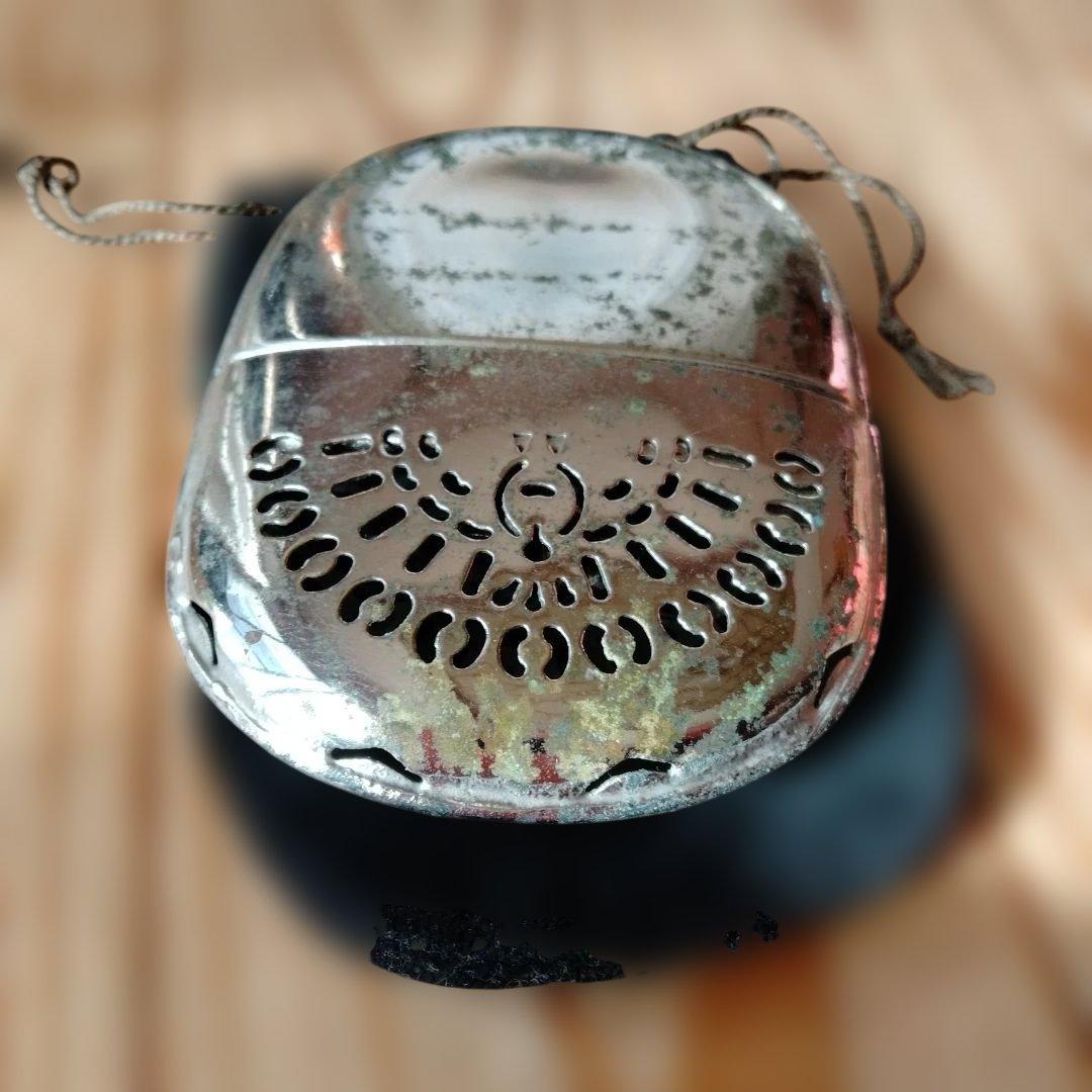 ほ*茶様 ハクキンカイロ 白金懐炉 小判型 希少 アンティーク 古道具 戦前