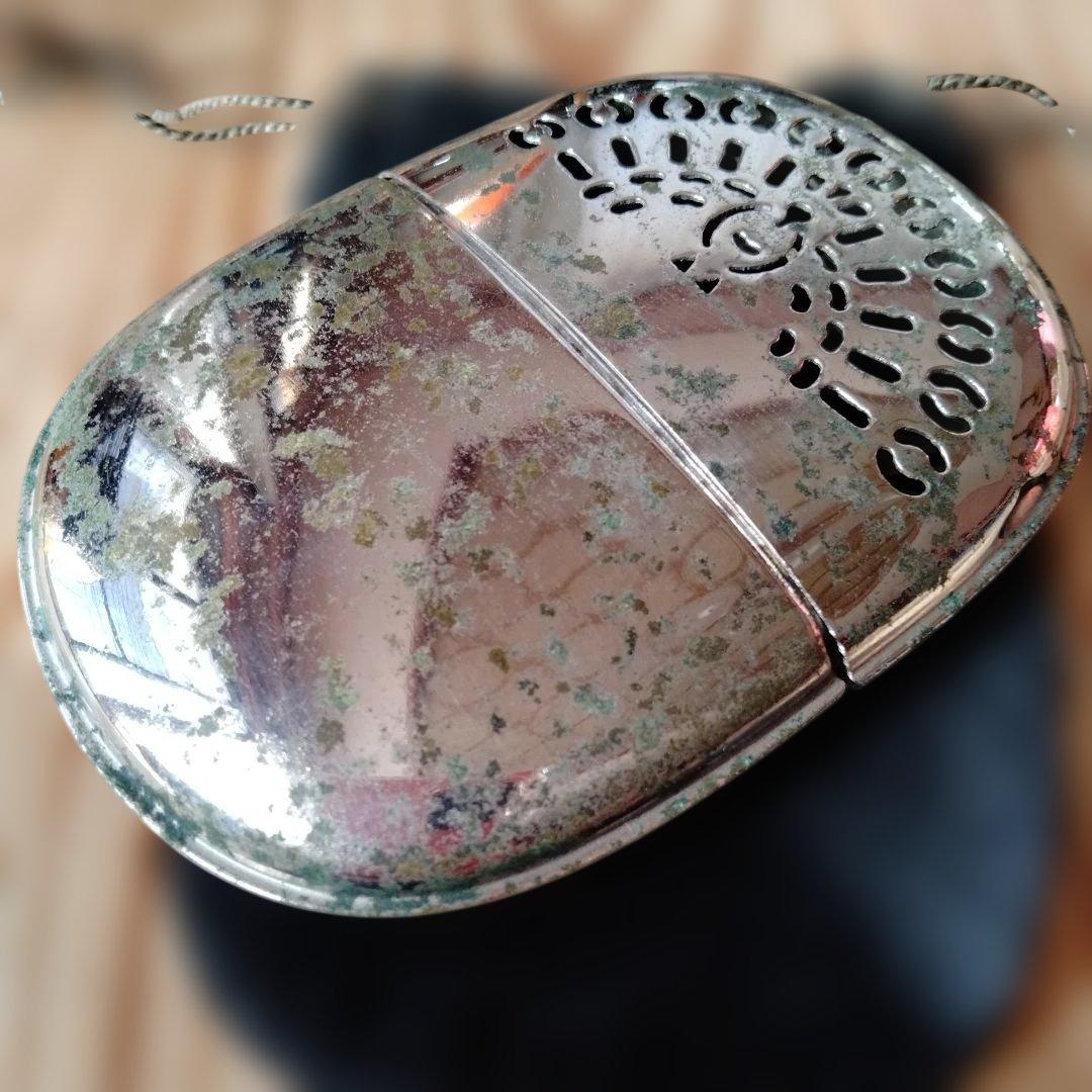 ほ*茶様 ハクキンカイロ 白金懐炉 小判型 希少 アンティーク 古道具 戦前