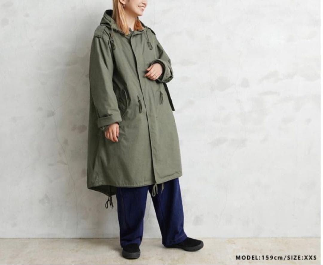 【nobinobi】HOUSTON米軍 M-51パーカモッズコート