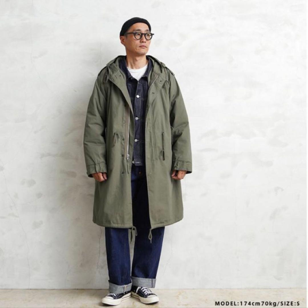 【nobinobi】HOUSTON米軍 M-51パーカモッズコート