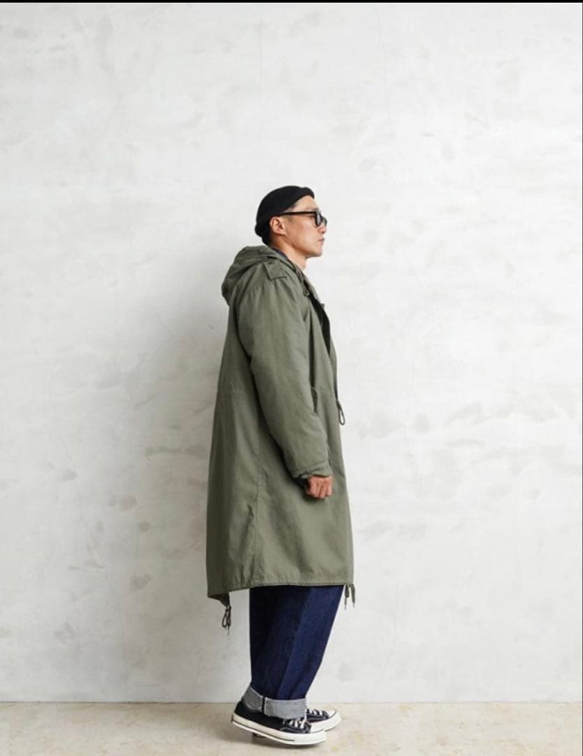 【nobinobi】HOUSTON米軍 M-51パーカモッズコート