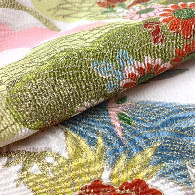 501ag93■七五三 卒園式 六歳 七歳 セミアンティーク着物&袴&袴下帯