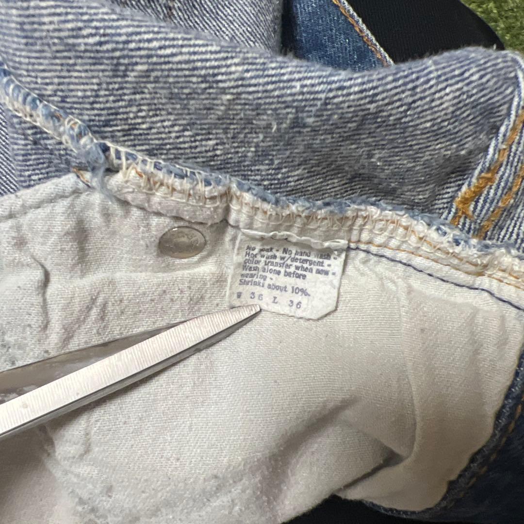 r*ん様 80s クロカン リーバイス501 W36 L36 脇割 ボタン裏刻印 - メルカリ