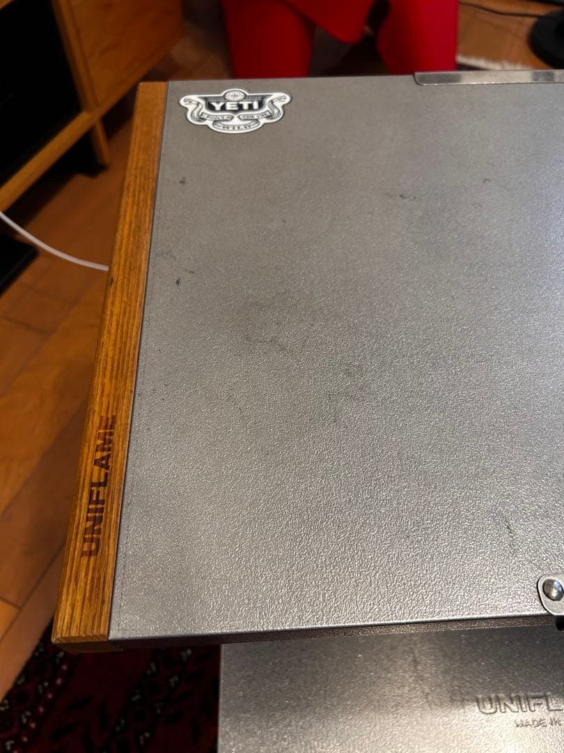 ユニフレーム　焚き火テーブル＋レッグラッグ　おまけ(コールマンチェア)