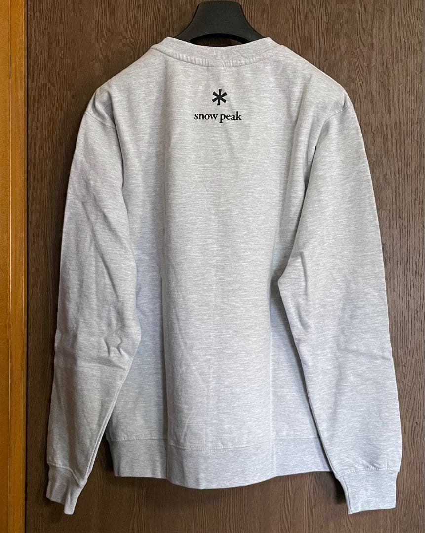 M新品 スノーピーク USA限定 スウェット シャツ ロゴ  Peak