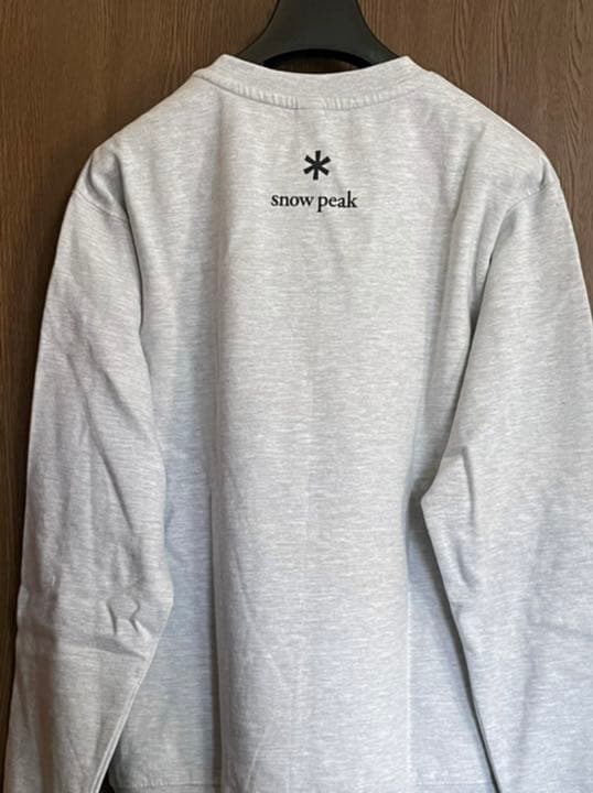 M新品 スノーピーク USA限定 スウェット シャツ ロゴ  Peak