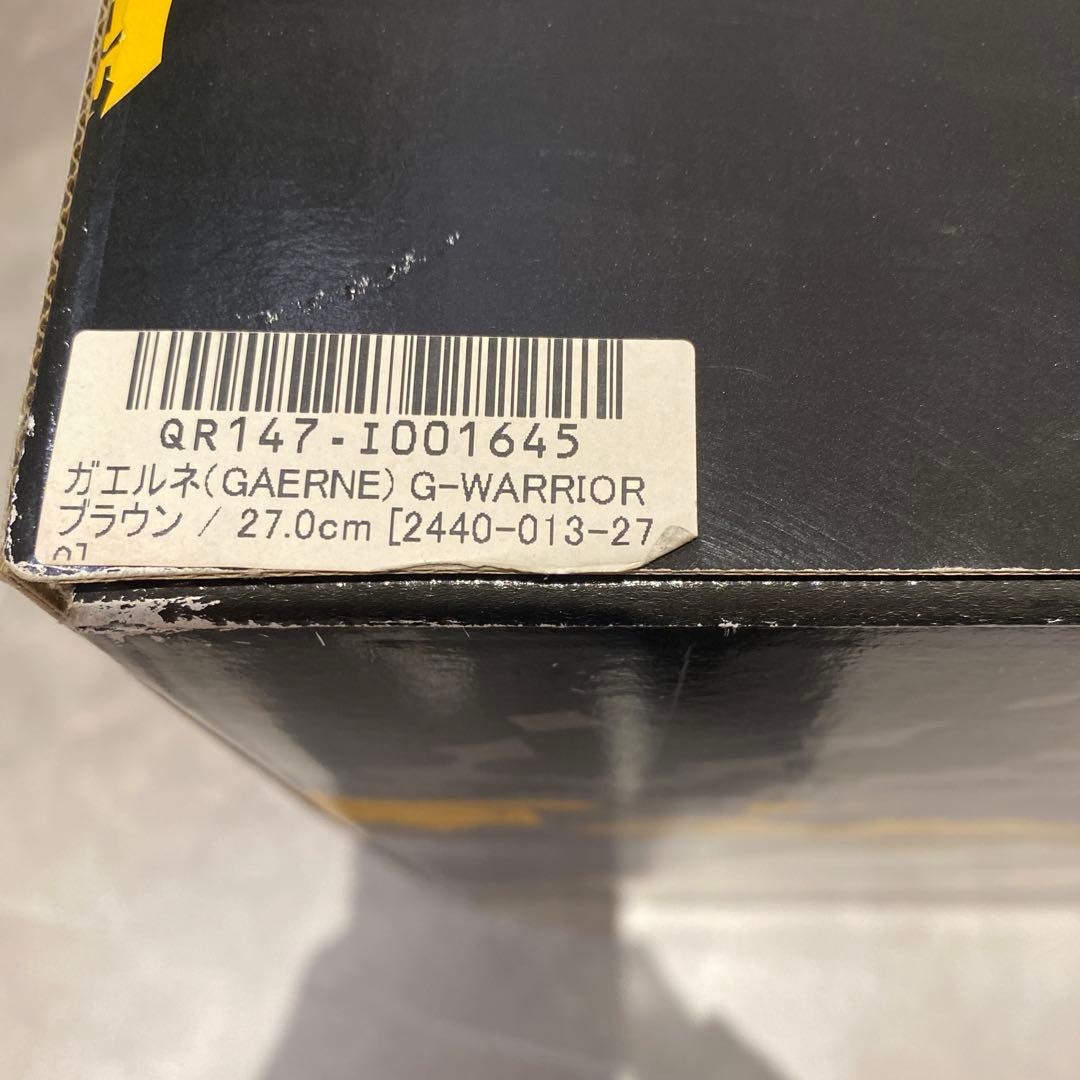GAERNE Gウォーリア 27.0cm ガエルネ バイクブーツ ブラウン