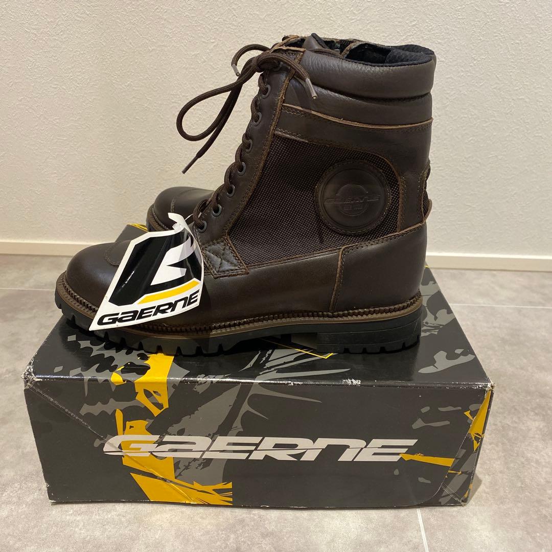 GAERNE Gウォーリア 27.0cm ガエルネ バイクブーツ ブラウン
