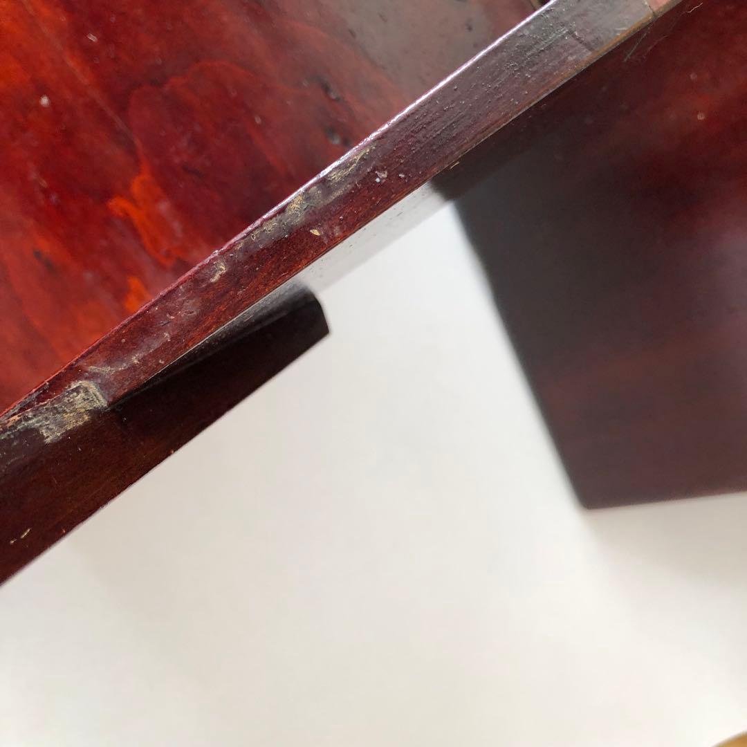 yans　レトロ　古道具　古家具　木製おかもち　小物入れ　収納