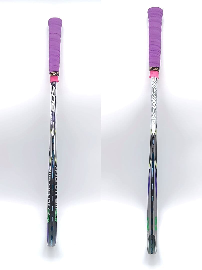 美品】YONEX ネクシーガ 80S UL1 初期カラー テニスラケット 紫 - メルカリ