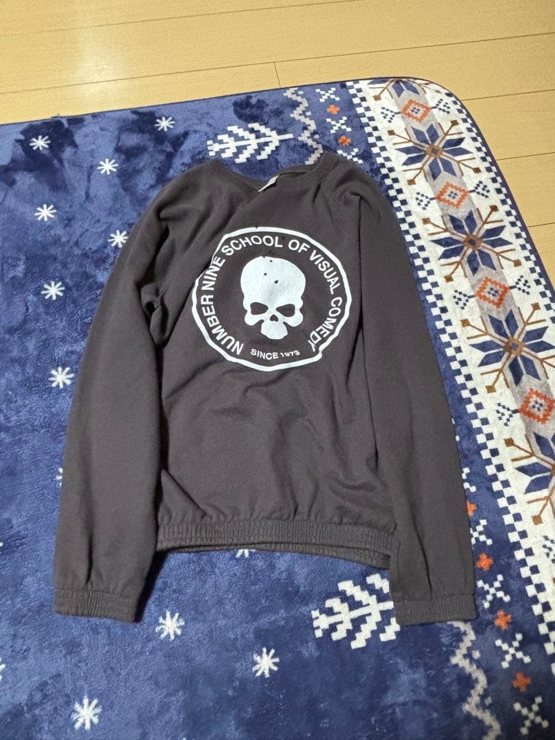 number nine 01ss TIME期 スカルスウェット 散弾銃 - メルカリ