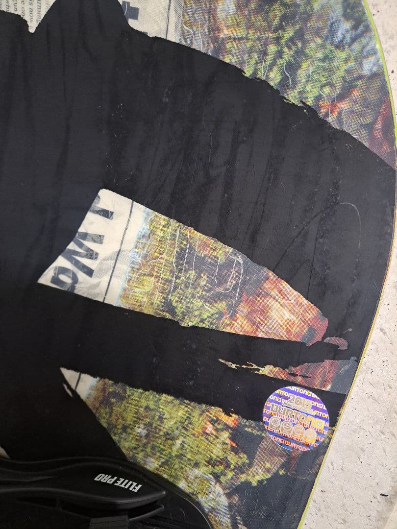 Burton Blunt スノーボード、ビィンデングセット154㎝