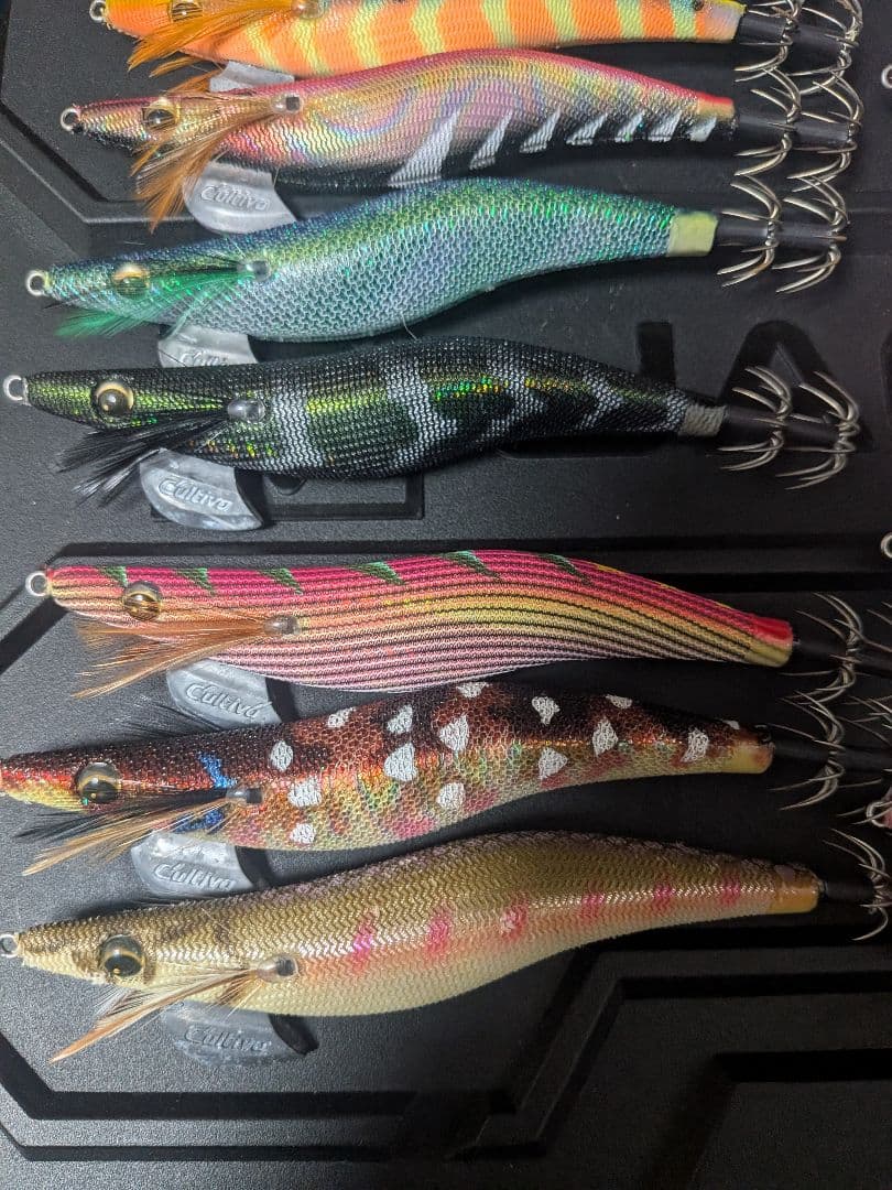 カルティバ パタパタ エギ王 など エギまとめ売り 40本 ケース付