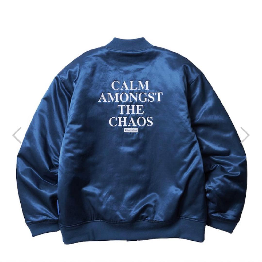 リベレイダース LR バーシティジャケット ブルー L