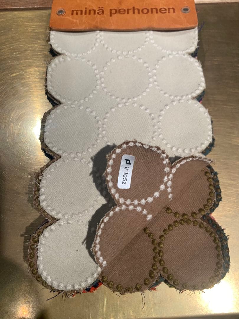 まゆきさん専用 ミナペルホネン ハンドメイド 剣持スツール タンバリン