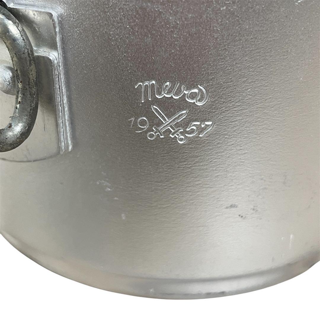 チェコ軍 初期型 アルミ クッカー メスキット 耳付き オリーブ 未使用 凹み