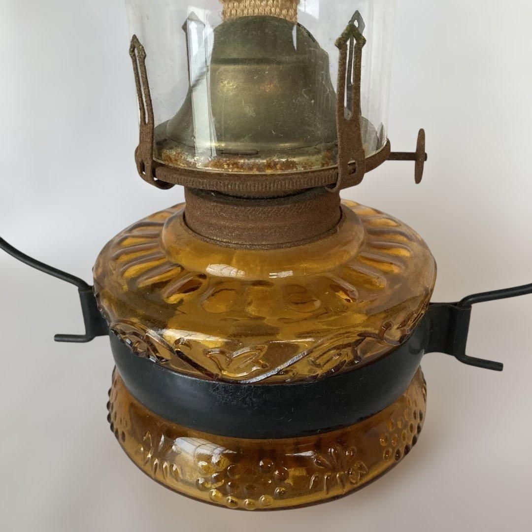 オイルランプ　（大）　アンティーク